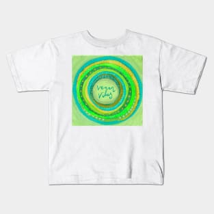 Vegan Vibes Mandala Kids T-Shirt